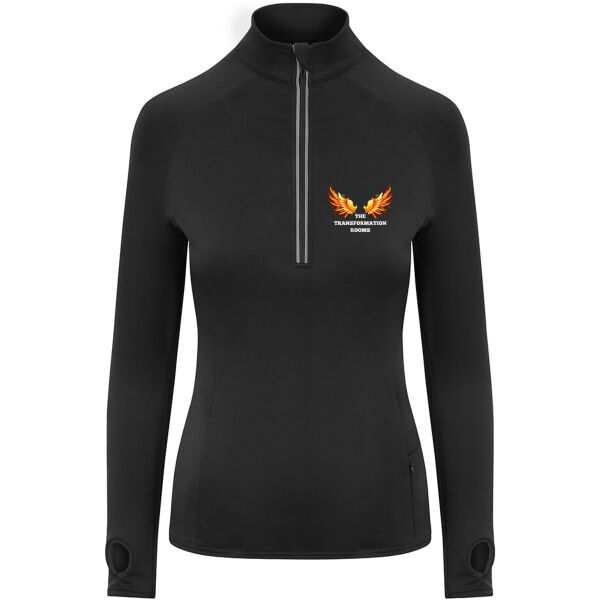 The Transformation Rooms  - Cool-Flex Girlie Half Zip Top Thumbnail